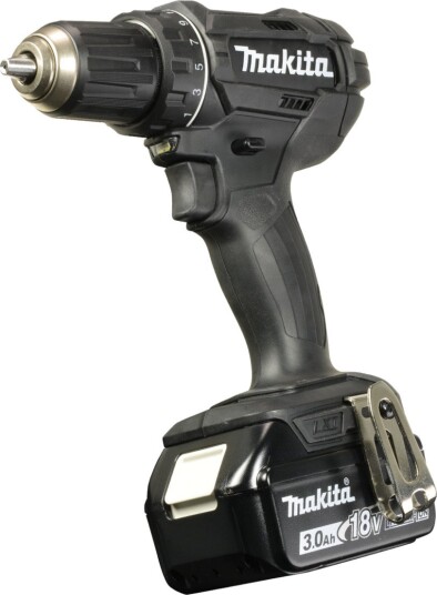 Makita Borskrutrekker DDF482RFEB 18 v 2 × 3,0 ah Li-Ion, 62 nm, 1,5–13 mm Chuck Svart