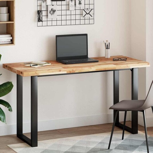 vidaXL Bordplate rektangulær 140x60x4 cm heltre akasie
