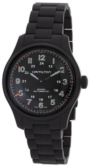 Hamilton Herreklokke H70665130 Khaki Field Sort/Titan Ø42 mm