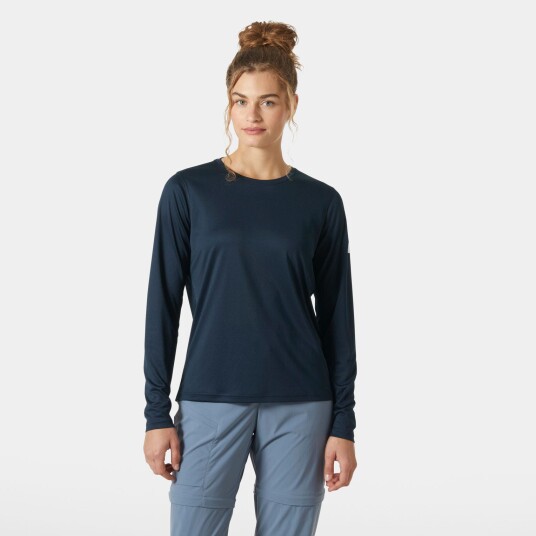 Helly Hansen HH Tech Crew Longsleeve 2.0 Dame Marineblå L
