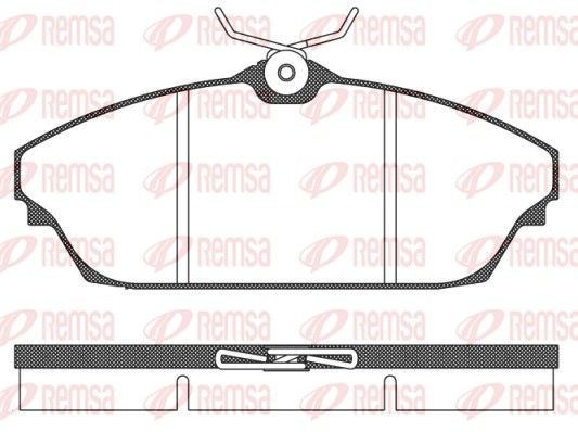 Bremseklosser REMSA 1504.00 Bremseklosser REMSA 1504.00