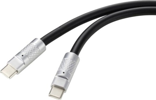 Renkforce Rf-6056872 1 M Usb C Usb C Usb 2.0 0,48 Gbit/S Sort Sølv Renkforce Rf-6056872 1 M Usb C Usb C Usb 2.0 0,48 Gbit/S Sort Sølv