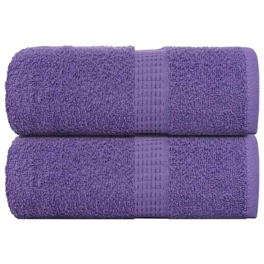 Gjestehåndklær FROGN 2 stk lilla 30x50 cm 360 gsm Gjestehåndklær FROGN 2 stk lilla 30x50 cm 360 gsm