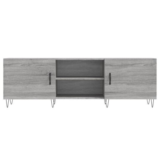 vidaXL TV-benk grå sonoma 150x30x50 cm konstruert tre 8720845427030