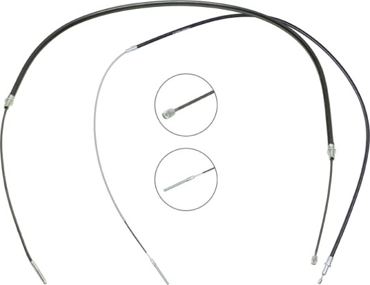 RIDEX 124C1098 Tautrekk håndbremse RIDEX 124C1098 Tautrekk håndbremse