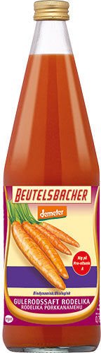 Beutelsbacher Gulrotjuice Rodelika Ø Demeter Beutelsbacher Gulrotjuice Rodelika Ø Demeter