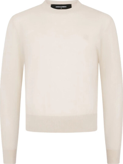 Dsquared2 Herre Strikkevarer Beige XL,