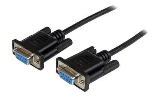 StarTech Db9 RS232 Null Modem Kabel 2m Hunkjønn Svart
