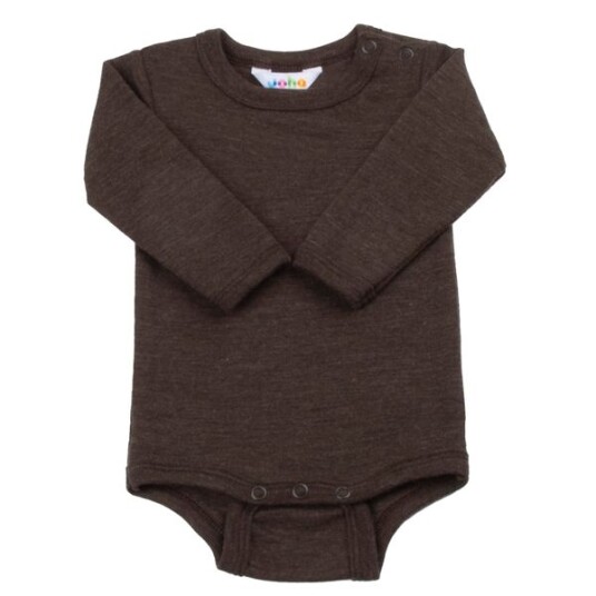 Joha Wool melange body- mørk brun Joha Wool melange body- mørk brun
