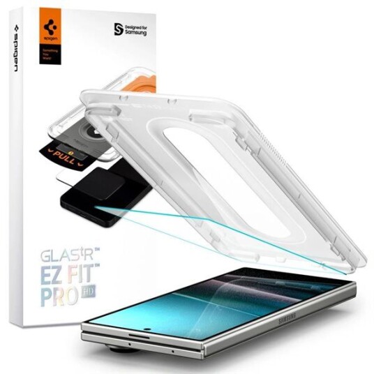 Spigen Glass tR EZ Fit Pro HD Skjermbeskytter for Samsung Galaxy Z Fold7 - Gjennomsiktig Spigen Glass tR EZ Fit Pro HD Skjermbeskytter for Samsung Galaxy Z Fold7 - Gjennomsiktig