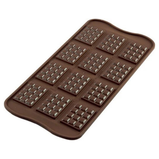 Silikomart Silikonform Minisjokoladeplater Silikomart Silikonform Minisjokoladeplater