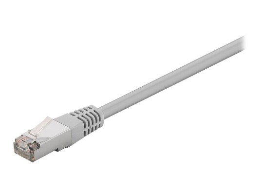 Goobay Koblingskabel Rj-45 Hann Til Rj-45 Hann 1 M Foliebelagt Uskjermet Tvinnet Kabelpar F/Utp Cat 5E Formstøpt Rund Flertrådet Grå