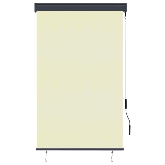 vidaXL Utendørs rullegardin 100x250 cm kremhvit vidaXL Utendørs rullegardin 100x250 cm kremhvit