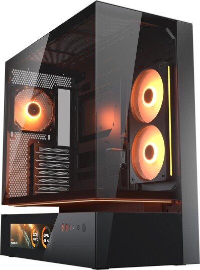 Cougar CFV235 Vision ARGB Glass Mid Tower Svart CGR-2DA4B-V Cougar CFV235 Vision ARGB Glass Mid Tower Svart CGR-2DA4B-V
