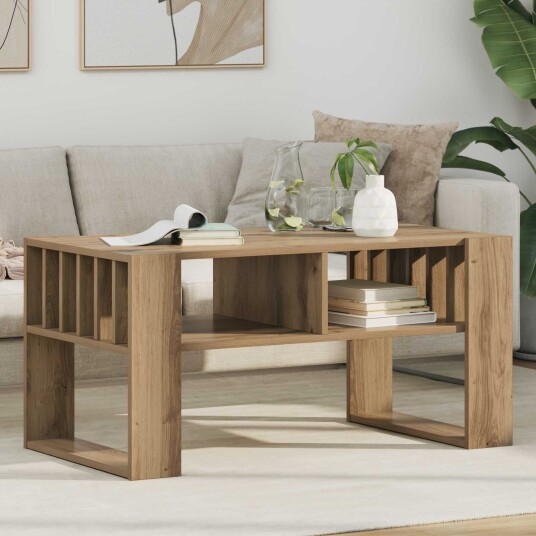 Kaffebord Artisan Eik 92 x 49,5 x 45 cm Konstruert tre
