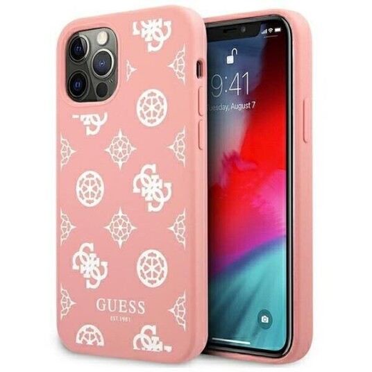 Guess Harddeksel til iPhone 12 Pro Max 6,7" - Rosa Peony Collection