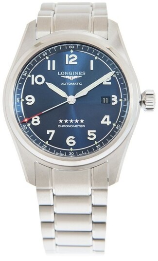 Longines Herreklokke L3.811.4.93.6 Spirit Blå/Stål Ø42 mm Longines Herreklokke L3.811.4.93.6 Spirit Blå/Stål Ø42 mm