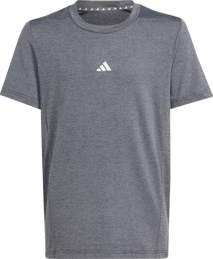 adidas Heather Trenings T-skjorte Barn Grå 116