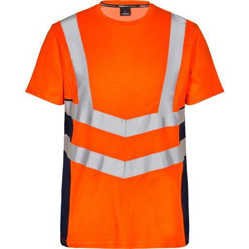 Engel Safety T-skjort Oransje/Blått blekk SEW-9544-182-10165 S