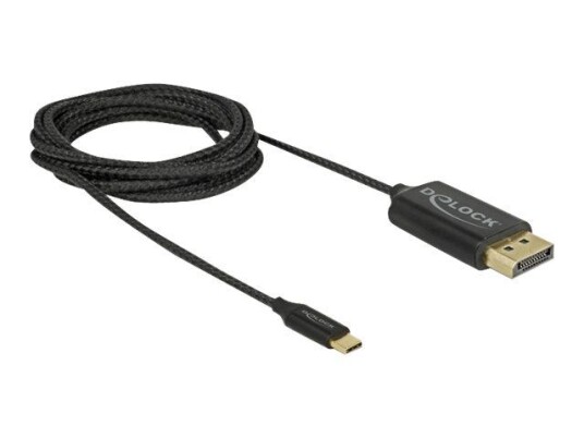 Delock DisplayPort-kabel - USB-C til DisplayPort - 2 m Delock DisplayPort-kabel - USB-C til DisplayPort - 2 m