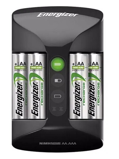 Energizer Pro Charger AA/AAA AA + AAA lader m/4 stk 2000mAh AA Batt. Energizer Pro Charger AA/AAA AA + AAA lader m/4 stk 2000mAh AA Batt.