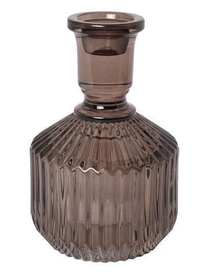 C"est Bon Glas Lysestage - Brown - H18CM C"est Bon Glas Lysestage - Brown - H18CM