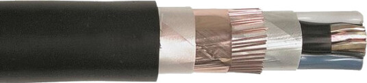 Nexans 15133498-201-05 Jordkabel FXQJ, 1 kV 4 x 10/10 mm², trommel 500 m