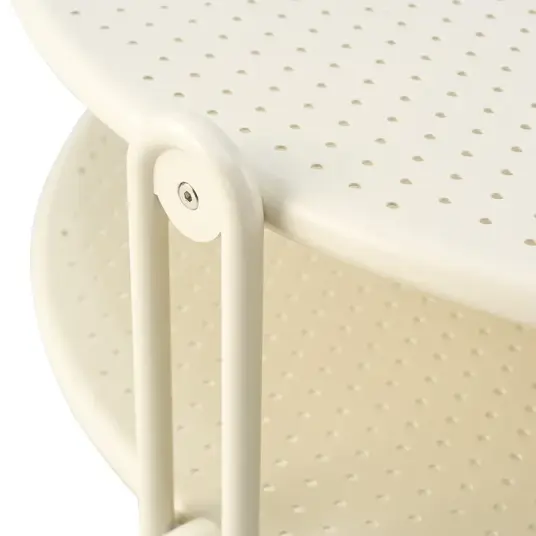 Brafab Blixt salongbord 85 cm Pearl White