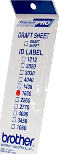 Brother Id1850 18 X 50 Mm 12 EtikettEr Stempel Id Etiketter For Stampcreator Pro Sc 2000 Pro Sc 2000Usb