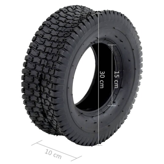 vidaXL Trillebårdekk 13x5.00-6 4PR gummi vidaXL Trillebårdekk 13x5.00-6 4PR gummi
