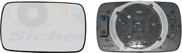 VAN WEZEL 0620831 Speilglass, ytterspeil