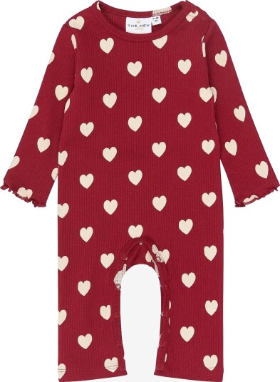 The New Tnsbholiday Red Heart L_S Rib Jumps RIO RED AOP TN 74
