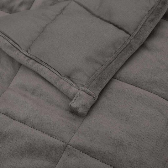 Vidaxl Vektdyne grå 155x220 cm 11 kg stoff Vidaxl Vektdyne grå 155x220 cm 11 kg stoff