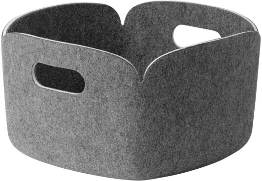 Muuto Restore oppbevaringskurv 28x28 cm Grey mélange Muuto Restore oppbevaringskurv 28x28 cm Grey mélange