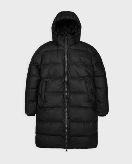 Rains Unisex Alta Long Puffer Jacket L , Black Rains Unisex Alta Long Puffer Jacket L , Black
