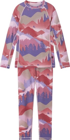 Reima Wool Base Layer Set Taitoa GREY PINK 120 Reima Wool Base Layer Set Taitoa GREY PINK 120
