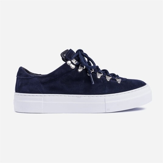 Marostica Low Platform - Navy Suede