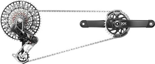 SRAM XX T-Type AXS 1x12 165mm Gruppe