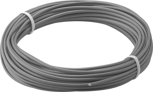 Isolert koblingstråd 0,14 mm² Grå