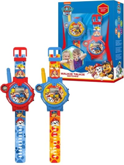 Paw Patrol 2-I-1 Walkie-Talkie Klokker 2 Stk