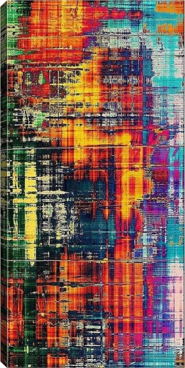Canvasbilde DKY Abstract & Fractals Flerfarget 50x120 cm