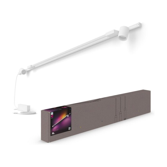 Philips Hue Perifo veggsett med to spotter 1GT (hvit) Philips Hue Perifo veggsett med to spotter 1GT (hvit)