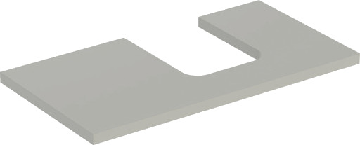 GEBERIT ONE bordplate 900x470x30mm utskjæring for høytrykkspumper i skål GEBERIT ONE bordplate 900x470x30mm utskjæring for høytrykkspumper i skål