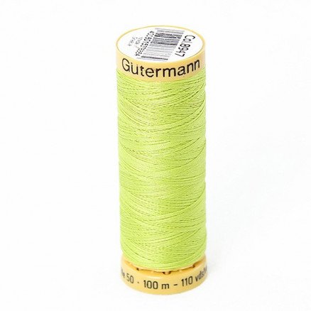 Gütermann Sytråd Cotton 8947 Lime 100m