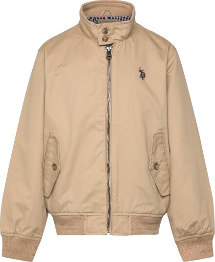 U.S. Polo Assn. Cotton Twill Harrington Beige 140