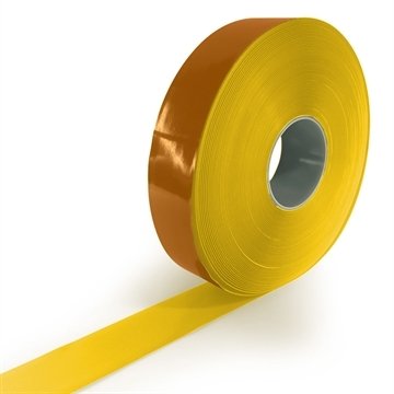 Gulvtape  Denfoil Line Marking  50 mm x 30 m  Gul farge   