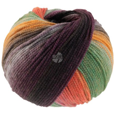 Lana Grossa Farfalla Garn 9 Orange/Mint/Grå/Grønn/Bjørnebær/Grønn-blå Lana Grossa Farfalla Garn 9 Orange/Mint/Grå/Grønn/Bjørnebær/Grønn-blå