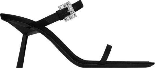 Saint Laurent Dame Sko Svart 38 1/2 EU,