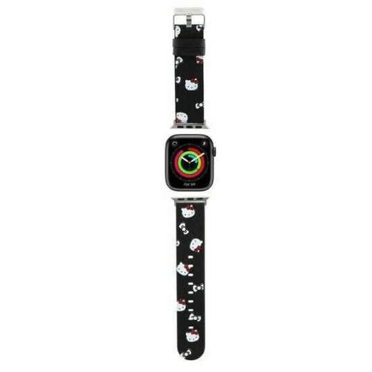 Hello Kitty Heads & Bows klokkereim for Apple Watch 38/40/41mm Svart