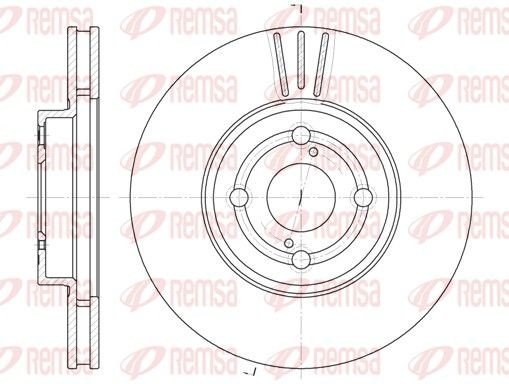 Bremseskive REMSA 6703.10
